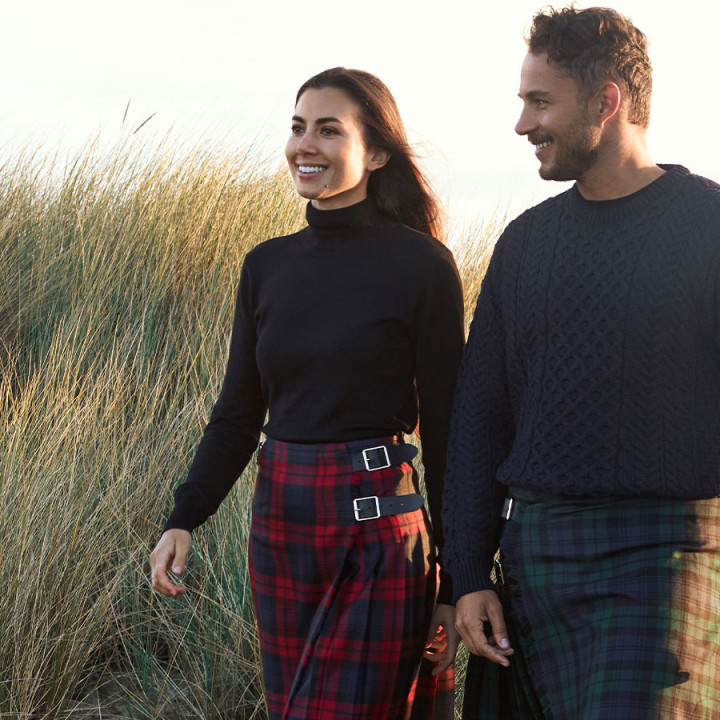 Navy Roll Neck Sweater 90/10 Out Of Ireland