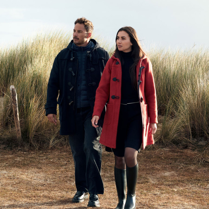 Duffle-Coat Fiona Orange Brique London Tradition