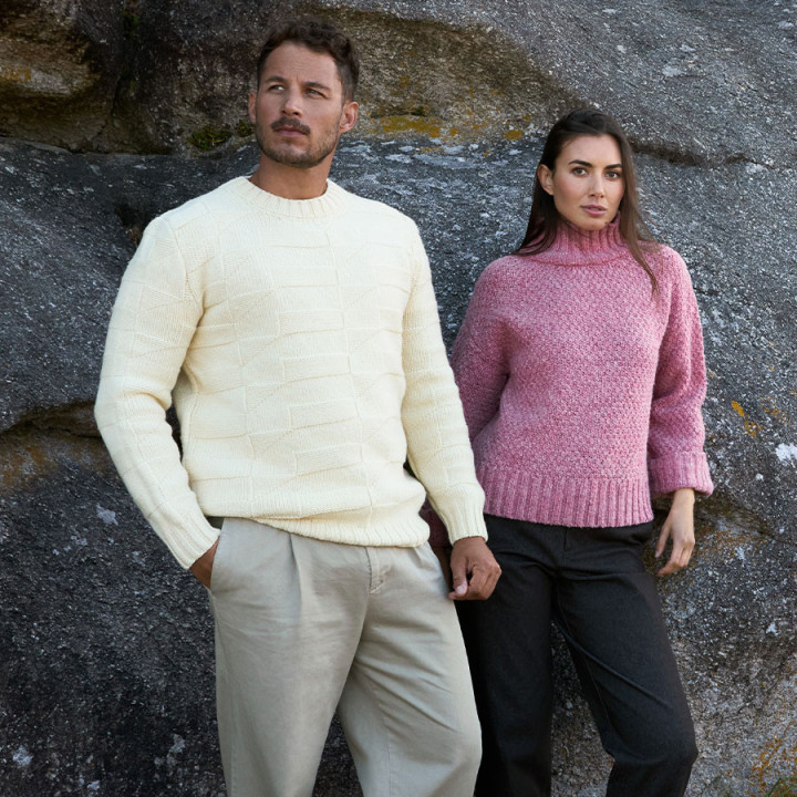 Deer Park Kinvara Ecru Sweater