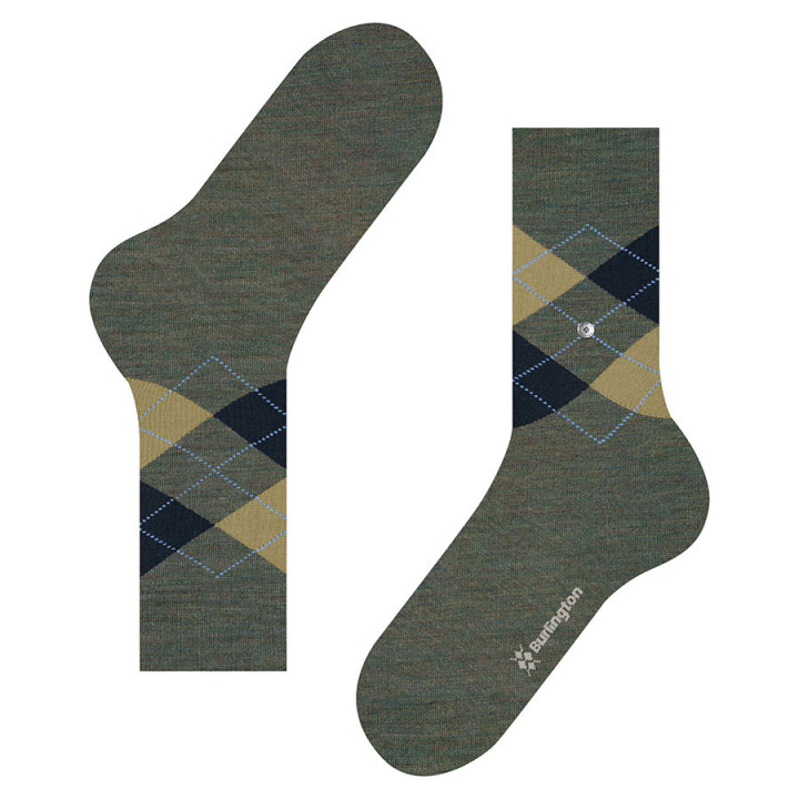 Chaussettes Homme Edinburgh Mélange Burlington