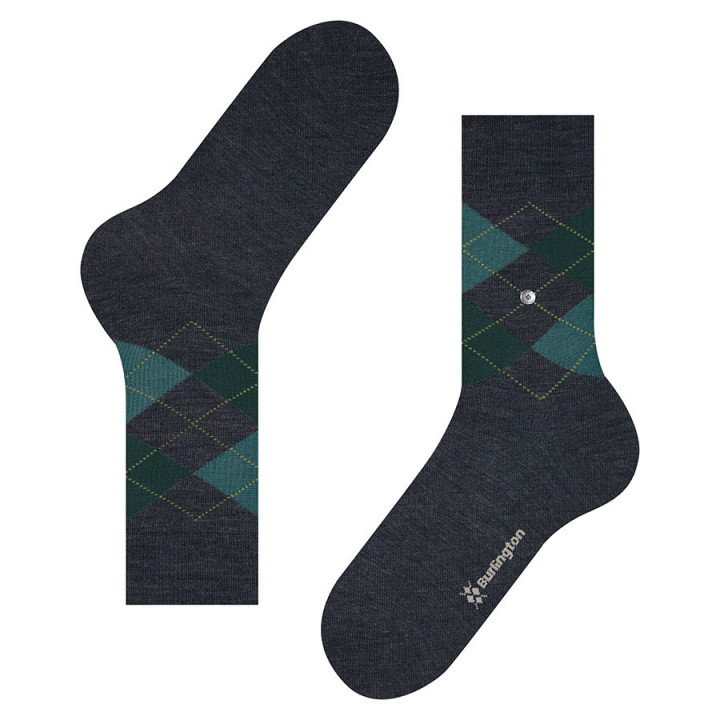 Chaussettes Homme Edinburgh Mélange Burlington