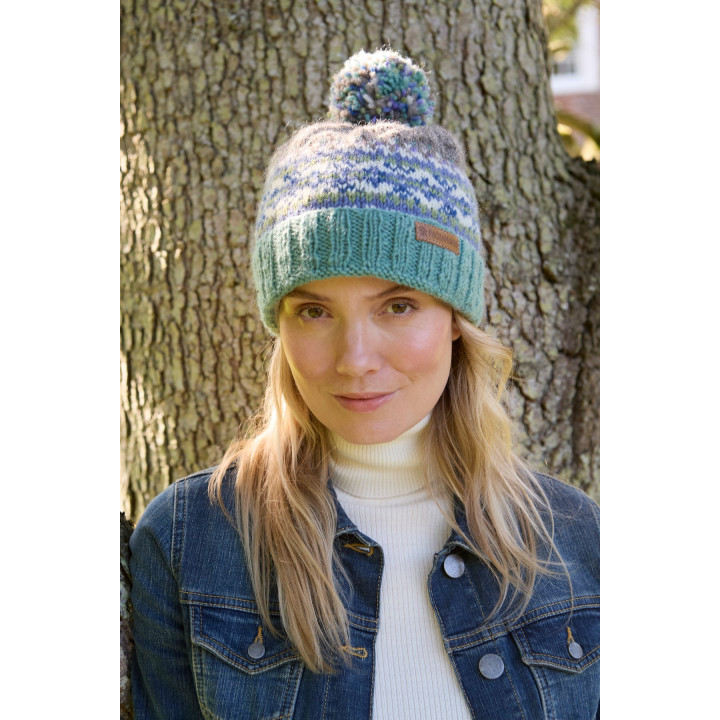 Bonnet Iona Aqua Femme