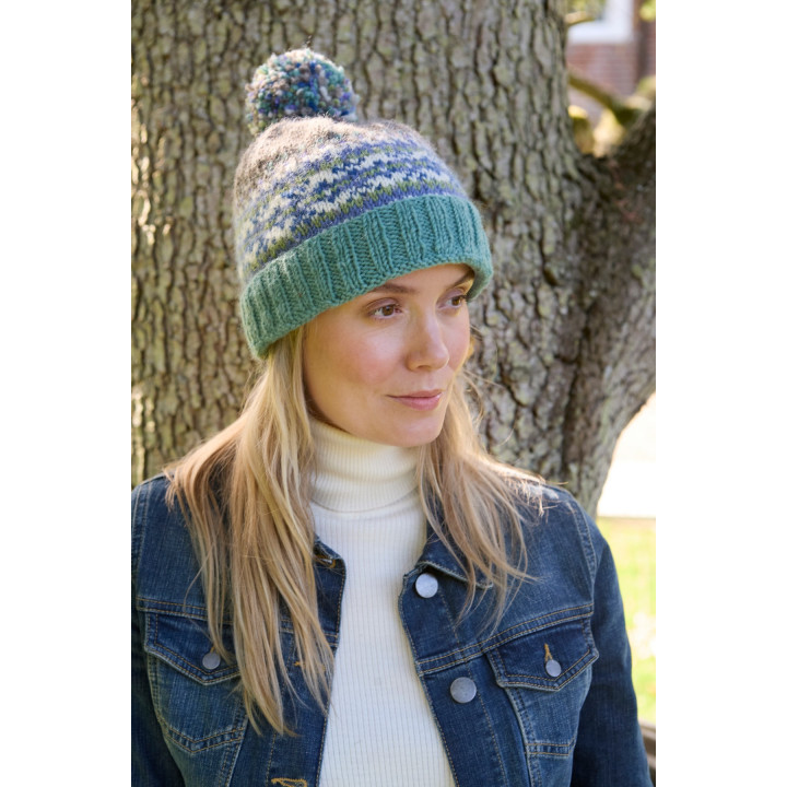 Bonnet Iona Aqua Femme