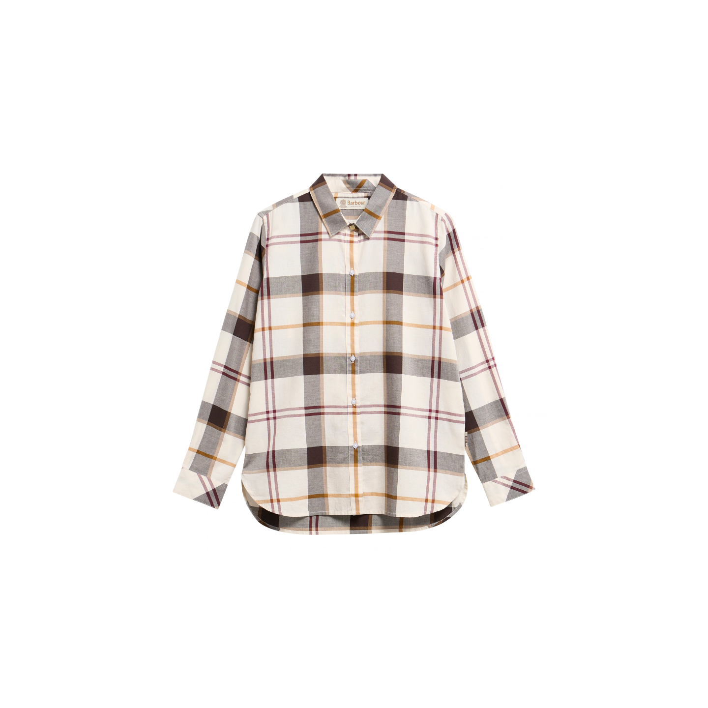 Chemisier Moorland Ecru Muted Tartan