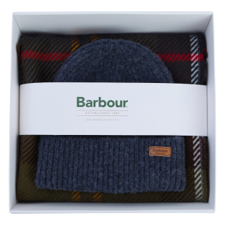 Coffret Bonnet Écharpe Classic Tartan Barbour