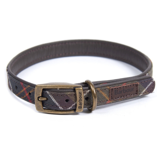 Barbour Tartan dog collar