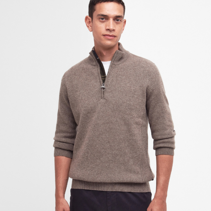Barbour Holden 1/2 Zip Military Sweater