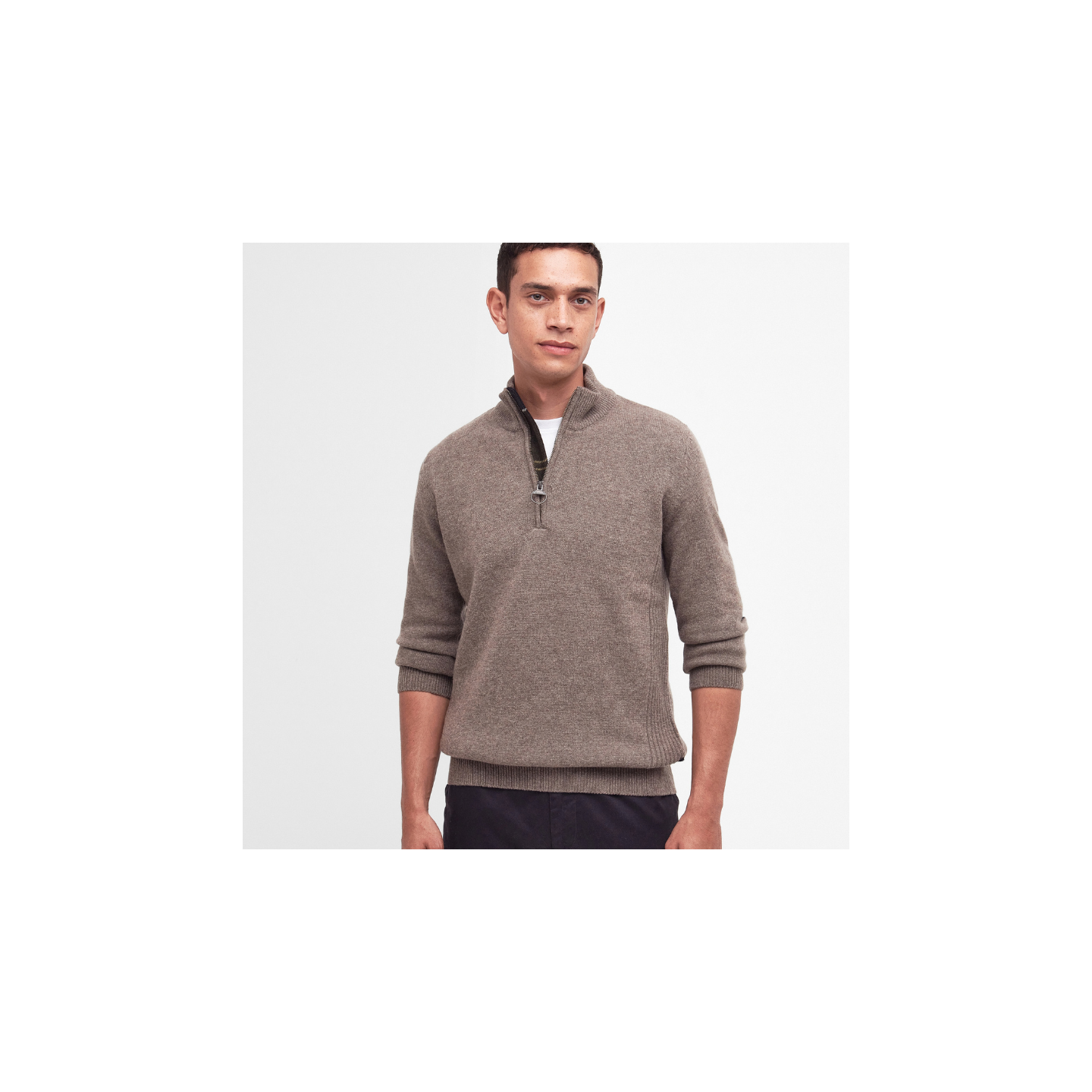 Barbour Holden 1/2 Zip Military Sweater