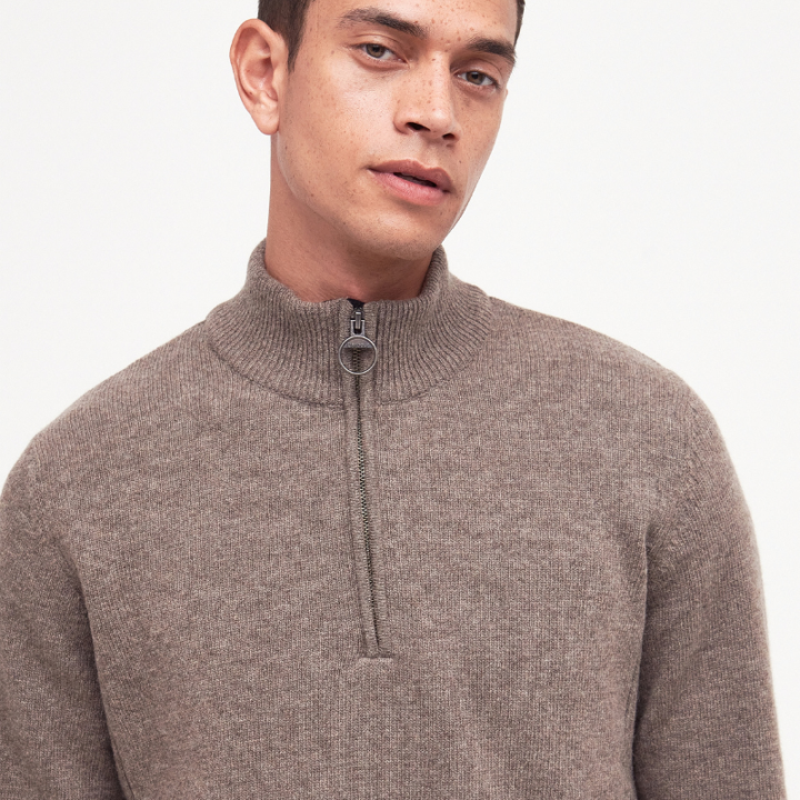 Barbour Holden 1/2 Zip Military Sweater