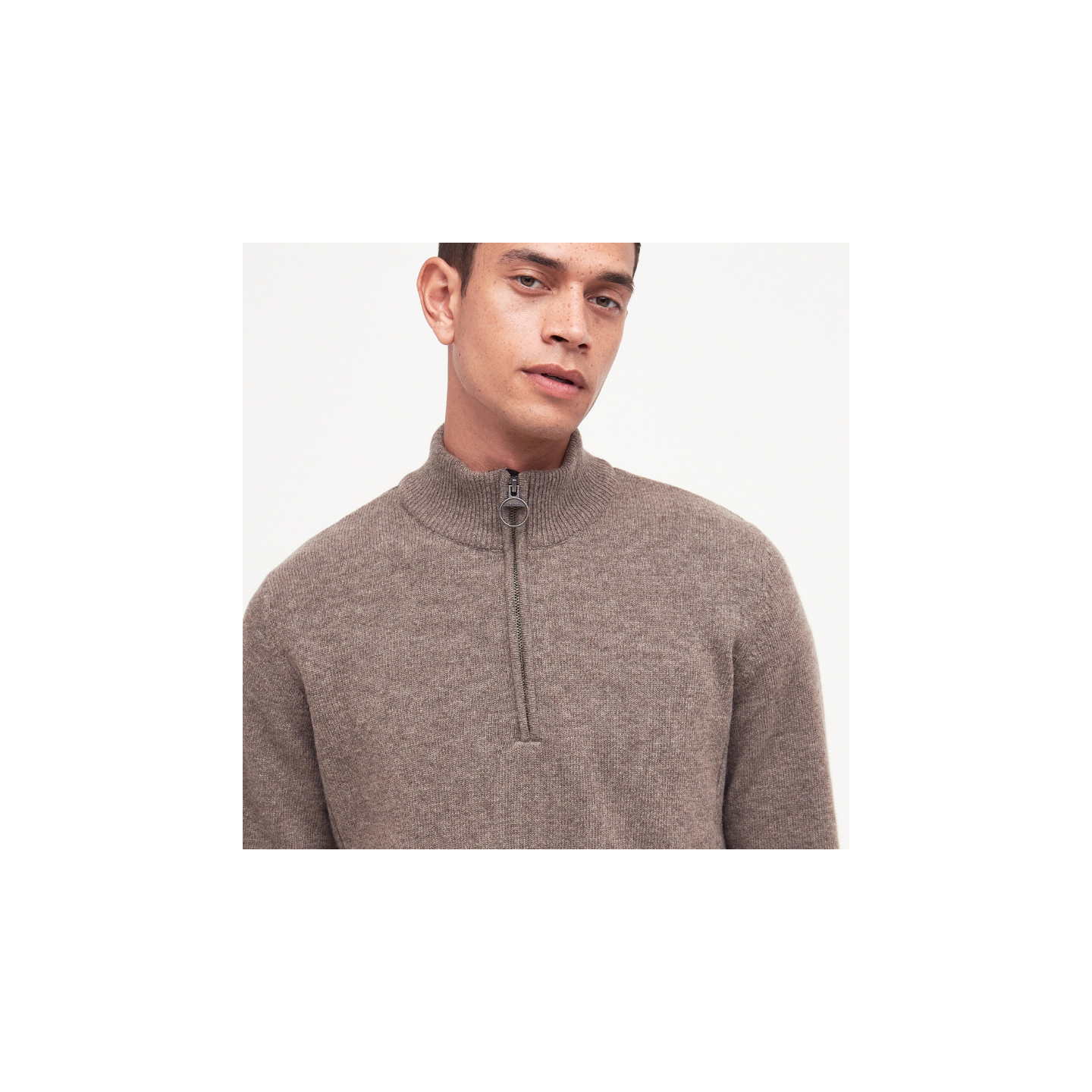 Barbour Holden 1/2 Zip Military Sweater