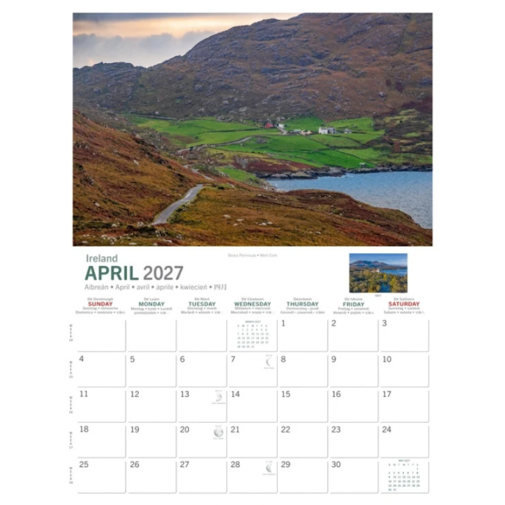 Calendrier 2027 Real Ireland Paysage