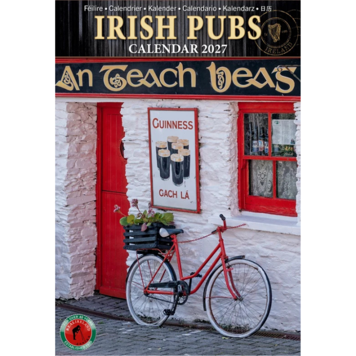 Calendrier 2027 Slim Irish Pubs