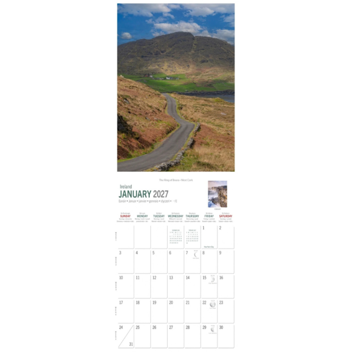 Calendrier 2027 Wild Atlantic Way
