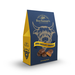 Chocolat noir caramel Buchanan’s 150g