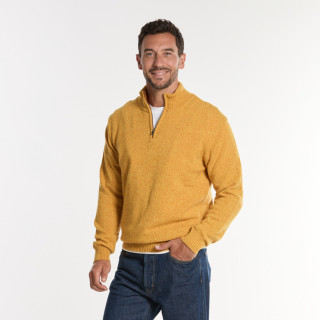 Pull Demi Zip Jaune Celtic Alliance