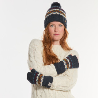 Kusan Jordan Navy Pom-Pom Beanie