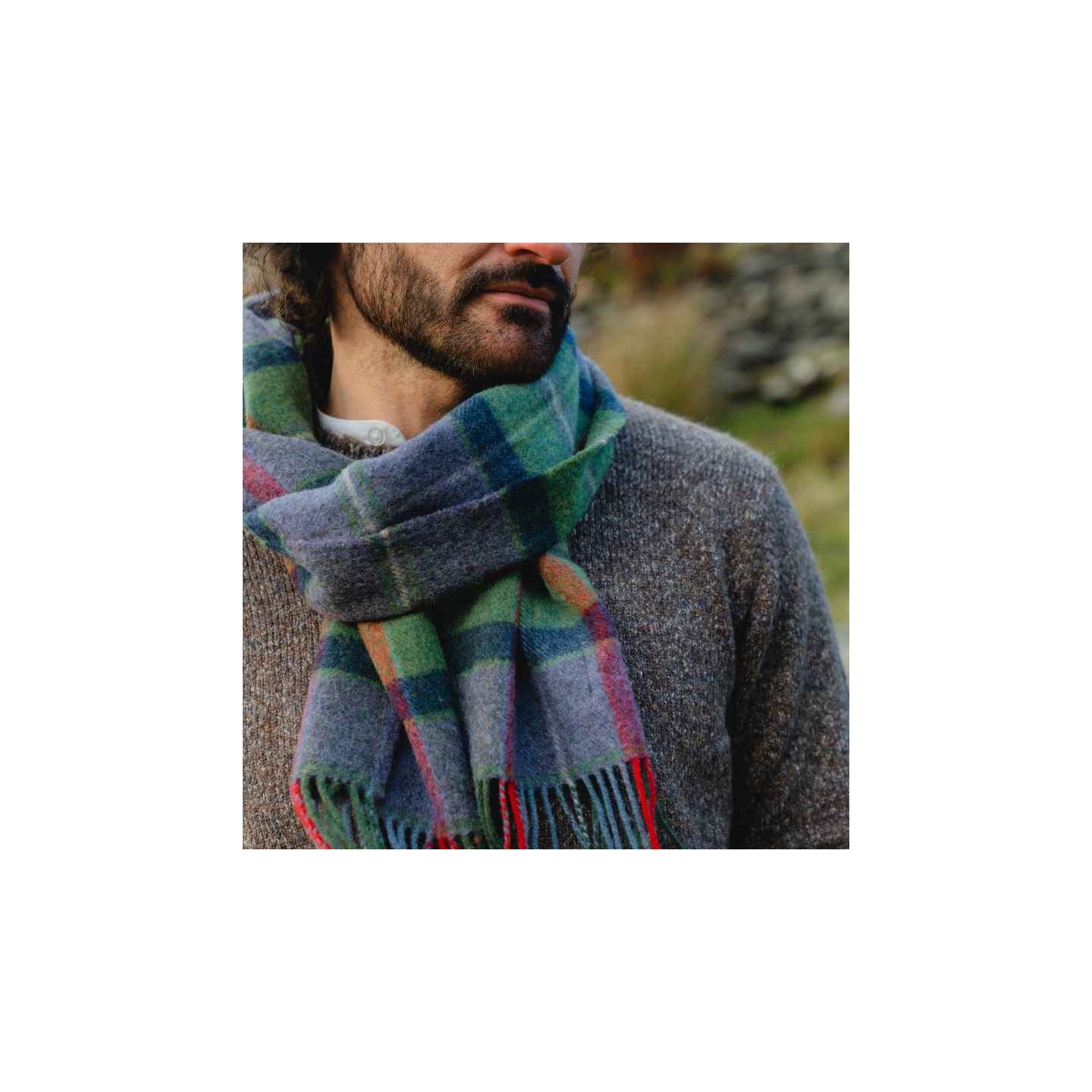 John Hanly Long Lambswool Scarf