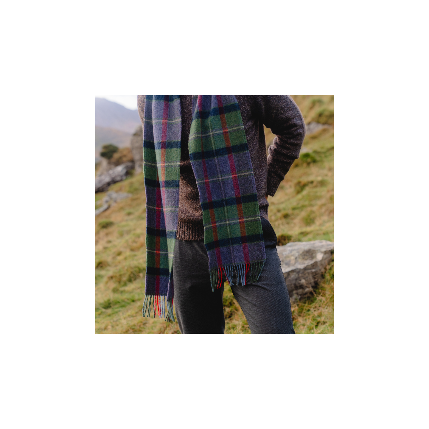 Echarpe Laine Lambswool Longue John Hanly