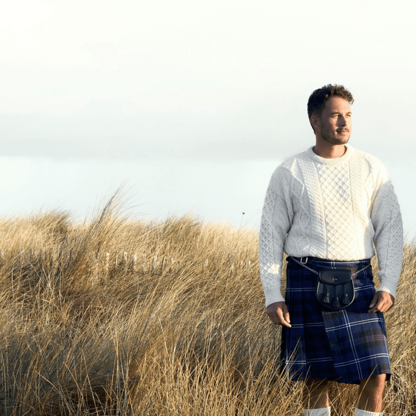 Pull Longford Écru Inis Craft