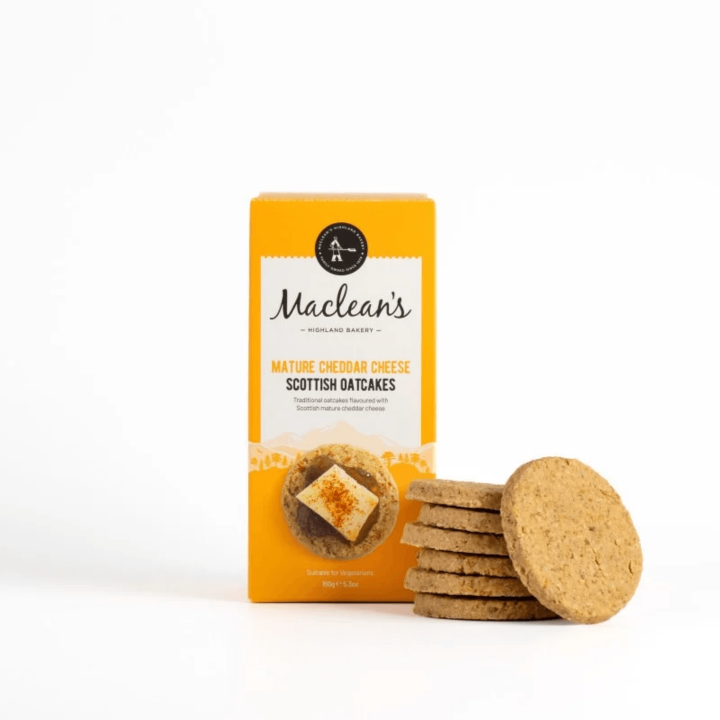 Oatcakes au Cheddar affiné Scottish Maclean’s 150g