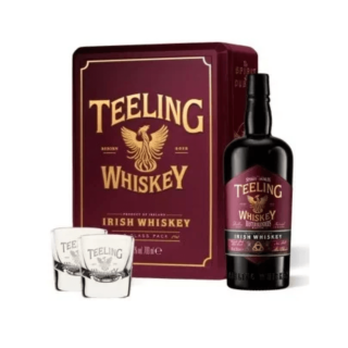 Teeling Master Blenders Irish Whiskey Gift Set 70cl 46% with 2 Glasses