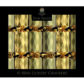 Party crackers mini luxury gold tree x6