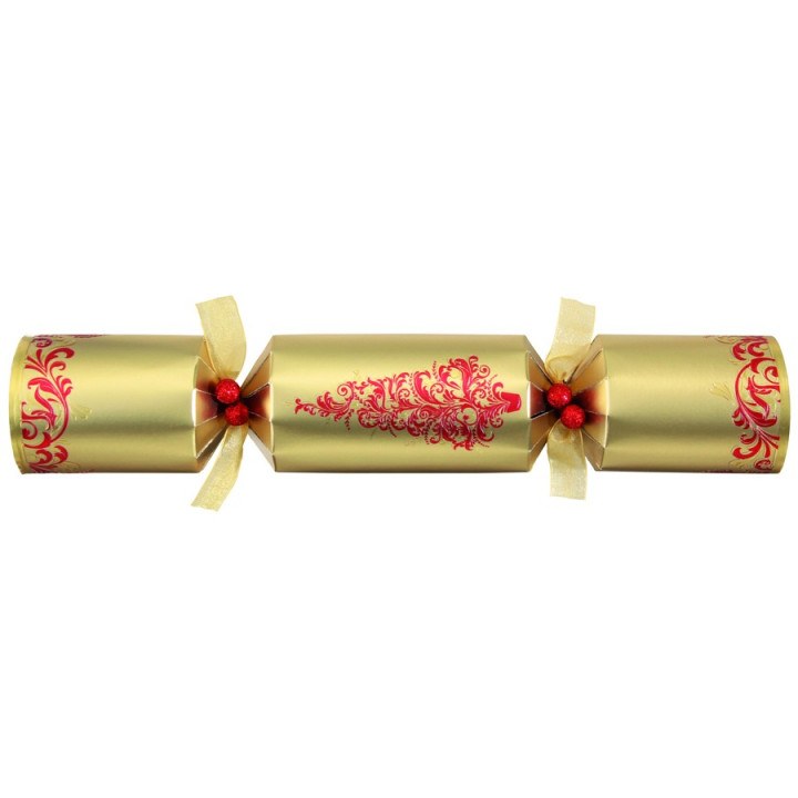 Christmas Crackers Red & Gold Luxury Tom Smith x6
