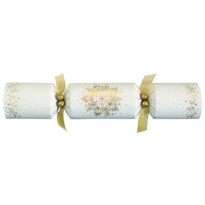 Christmas Crackers Gold & Cream Luxury Tom Smith x6