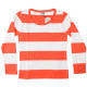 Out Of Ireland Orange-White Striped Sweater