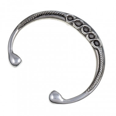 Tin Torque Bracelet