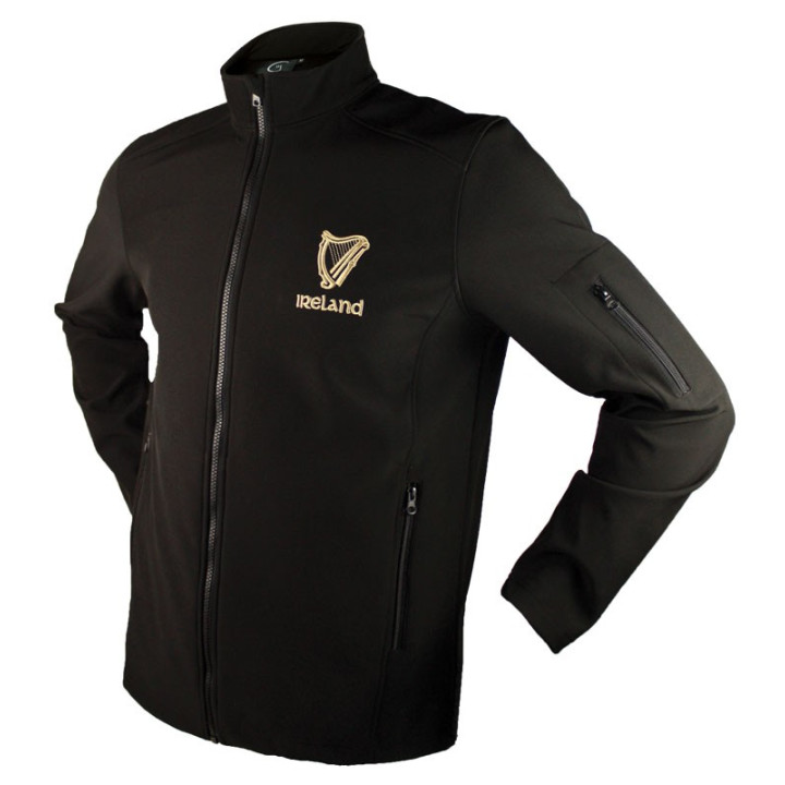 Harp Black Softshell Jacket