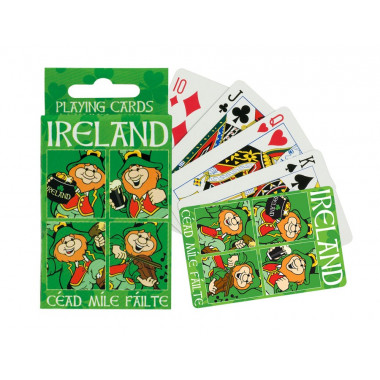 Leprechauns Playing Cards Game