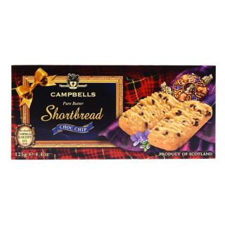 Campbells Shortbreads Chocolate Chips 125g