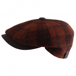 Casquette Harris Tweed Rouille Celtic Alliance