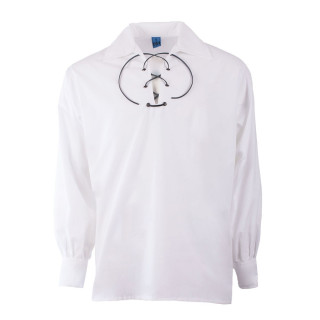 Chemise à lacets Blanche