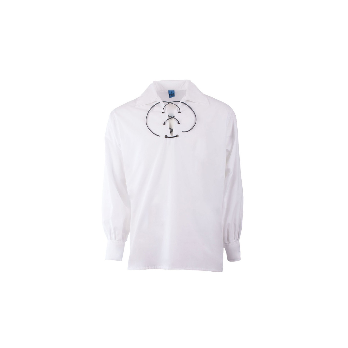 Chemise à lacets Blanche