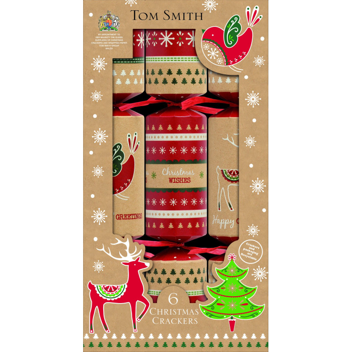 Party Crackers for Christmas Tradition x6