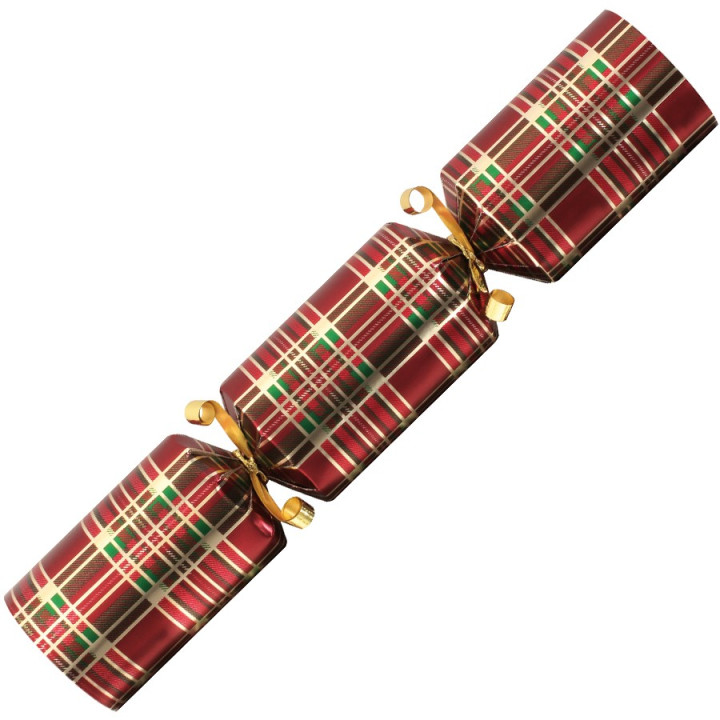 Christmas Crackers Tartan Mini Luxury Tom Smith x6