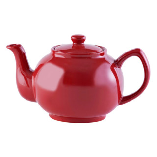 Red Teapot 6 Mugs 1.10L