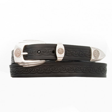 Lee River Black Celtic Belt