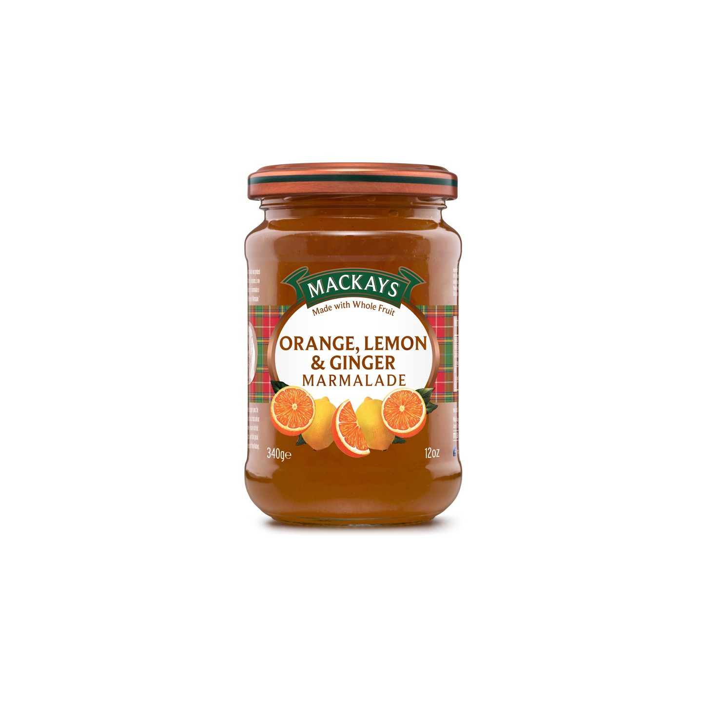 Marmelade Orange & Citron Mackays 340g