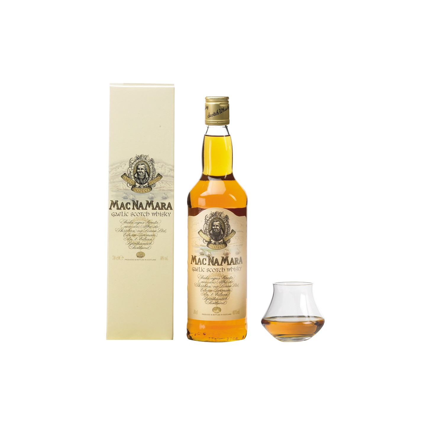 Whisky Mac Na Mara 70cl 40° & 1 Verre Warm 30cl
