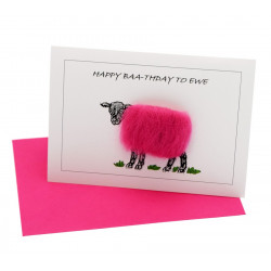 Happy Baa-thday to Ewe Postcard