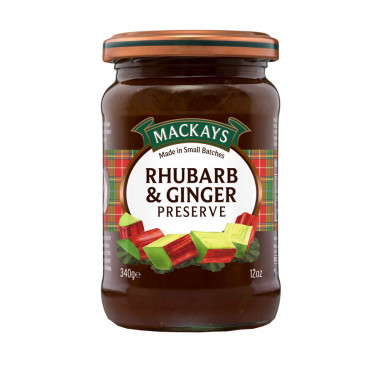 Rhubarb & Ginger Preserve Mackays 340g