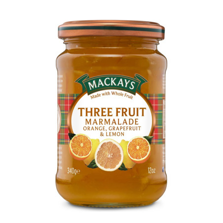 Three Fruit Marmelade Mackays 340g