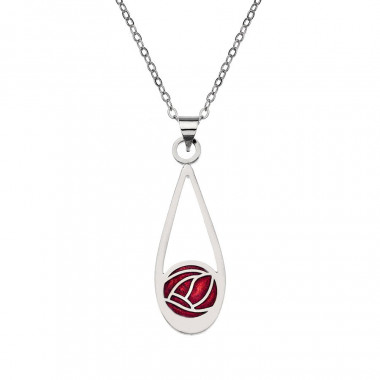 Pendentif Mack Goutte Rouge