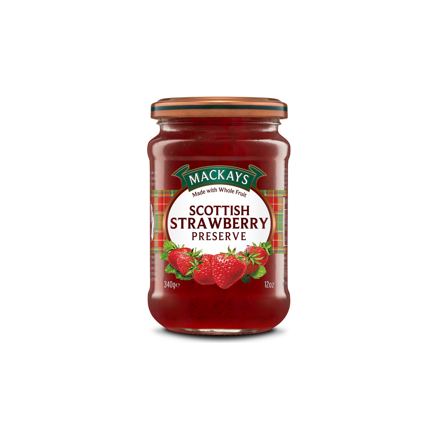 Confiture Fraises Mackays 340g