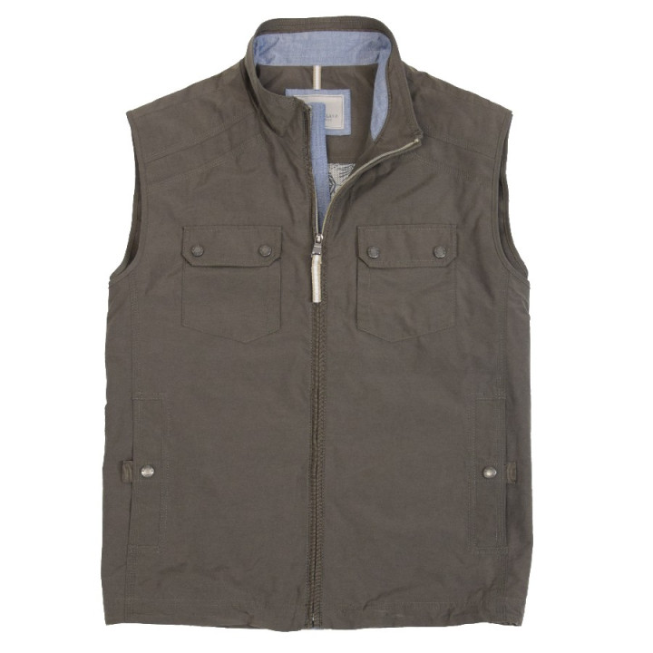 Gilet Couleur Terre Out Of Ireland