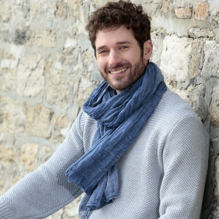 Blue Jean Scarf Out Of Ireland