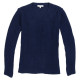 Out Of Ireland V Collar Twisted Navy Sweater